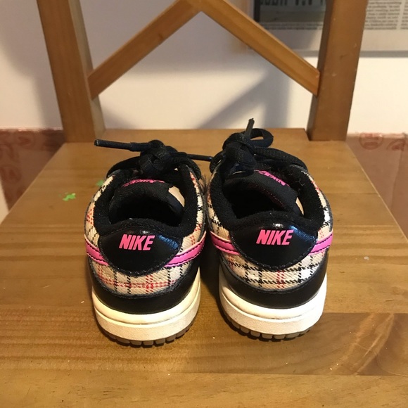 Nike Dunk Low Infant 4C Burberry plaid - Picture 2 of 7
